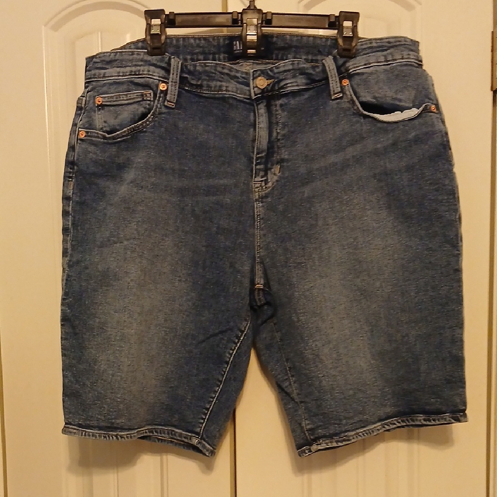 Men's Blue Denim Shorts